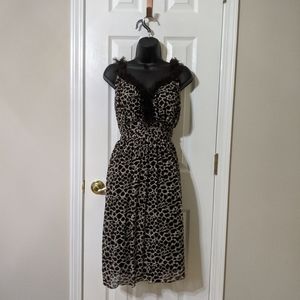 Lane Bryant plus size leopard print dress